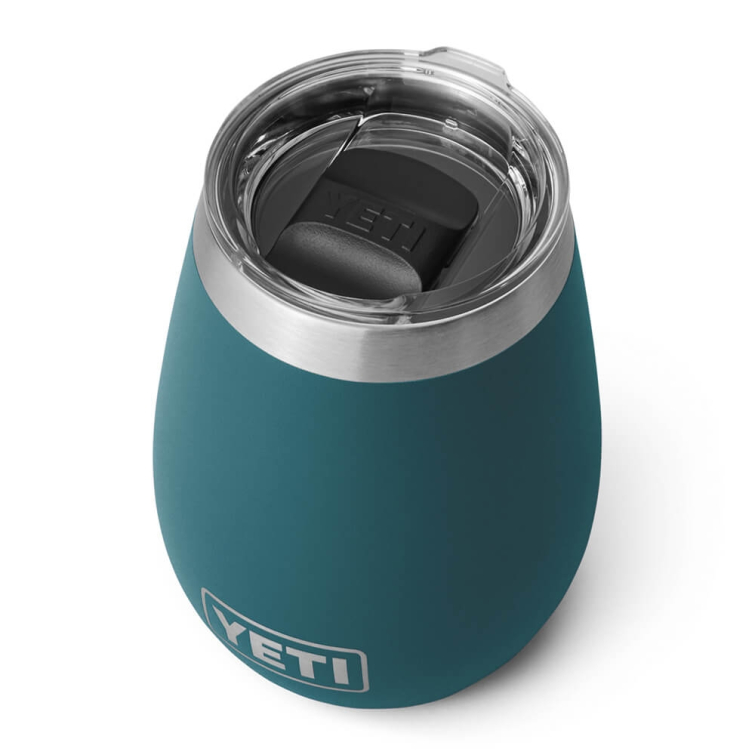 Термостакан YETI Rambler Wine Tumbler w/Magslider Lid 296 (10 oz) цв. Agave Teal фото 2