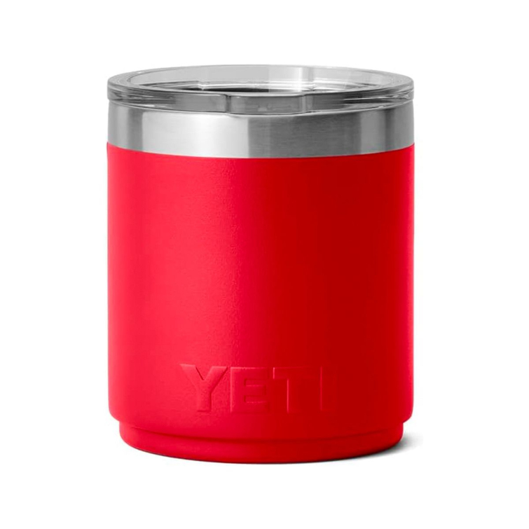 Термостакан YETI Rambler Stackable Lowball 296 (10 oz) цв. Rescue Red фото 3