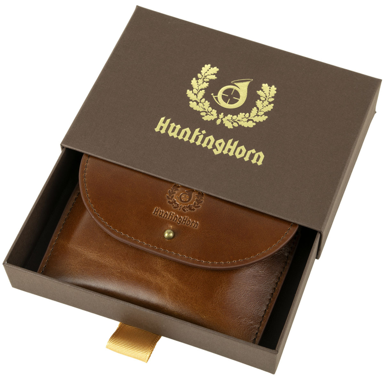 Подсумок-патронташ HUNTINGHORN 670 на 7 патронов цвет Коньяк фото 3