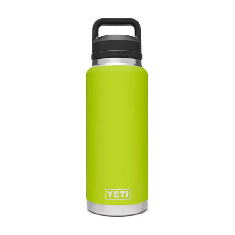 Термос YETI Rambler Bottle Chug Cap 1065 (36 oz) цв. Chartreuse фото 1