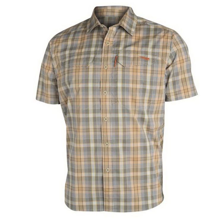 Рубашка SITKA Globetrotter Shirt SS цвет Twill Plaid фото 1