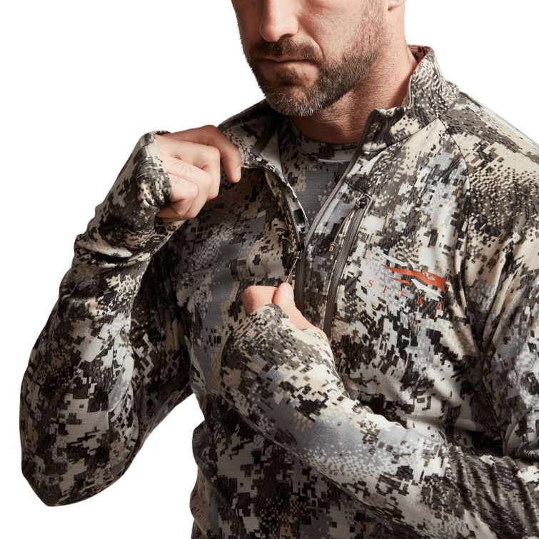 Водолазка SITKA Core Merino 220 Half-Zip цвет Optifade Elevated II фото 3